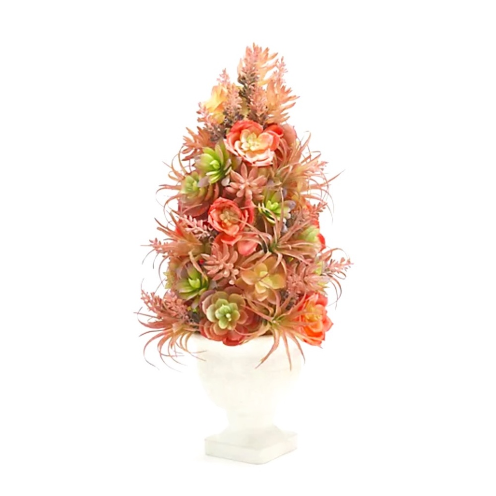 Barbara King 20" Faux Succulent Topiary New in box!